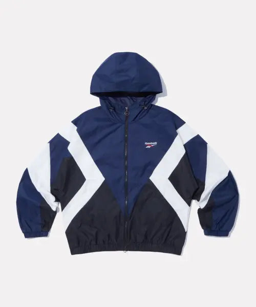 [REEBOK] DNA Light Hooded Windbreaker - Navy:Black / DNA 경량 후드 윈드브레이커 - 네이비:블랙