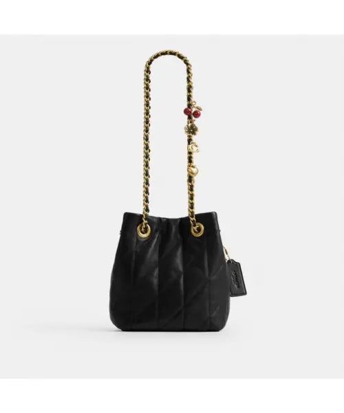 [COACH] Jade Drawstring Bag with Quilting CER88 B4/BK / 제이드 드로우스트링 백 위드 퀼팅 CER88 B4/BK