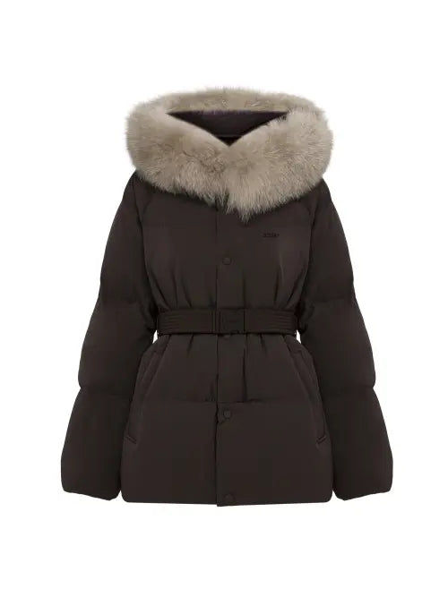 [EIDER] Monglit Fox Women's Mid Goose Down Jacket - Chocolate / MONGLIT FOX (몽글릿 폭스) 여성 미들 구스 다운 자켓_Chocolate