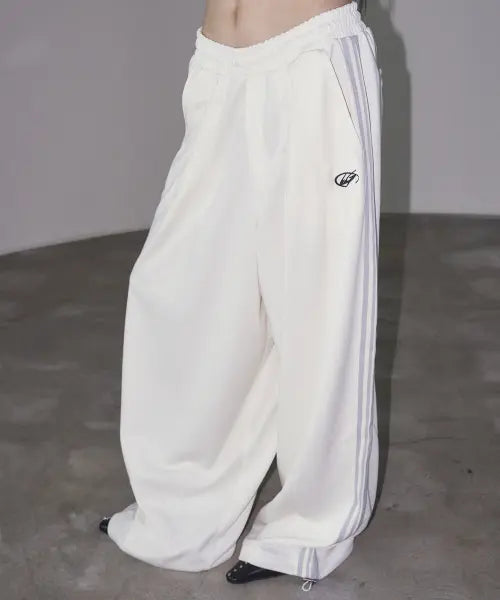 [TRAVEL] JERSEY TRACK BALLOOON PANTS IVROY / 저지 트랙 벌룬 팬츠 아이보리