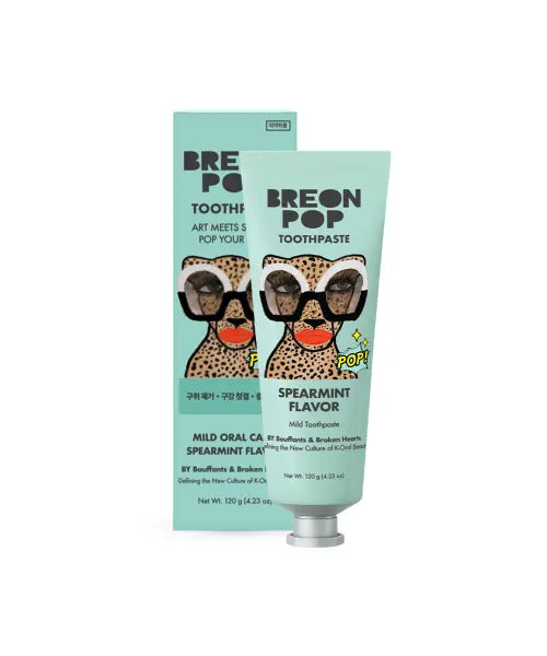 [BREONPOP] Mild Spearmint Sensitive Care Toothpaste 120g / 스피아민트 마일드 구취케어 치약 스피아민트향 120g