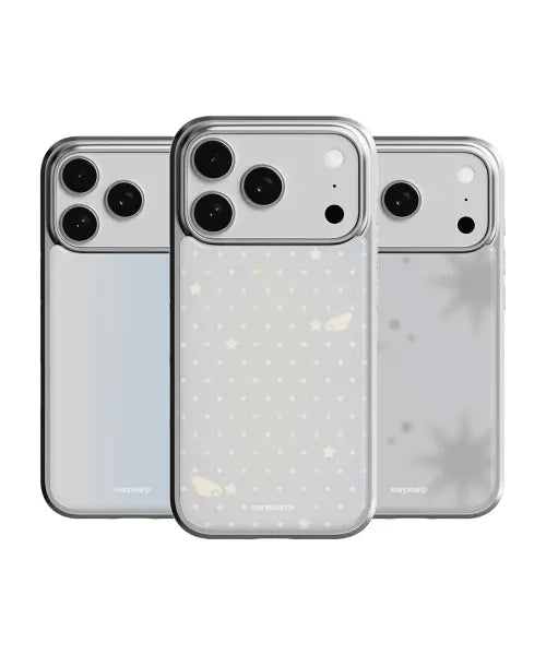 [EARPEARP] Midnight Mood Epoxy/MagSafe Glass Bumper Case-5Type / 미드나잇 무드 에폭시/맥세이프 글라스 범퍼 케이스-5Type