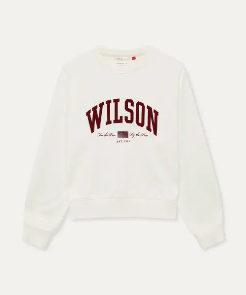[WILSON] Clubhouse Semi-Cropped Sweatshirt W (3 Colors) / 클럽하우스 세미크롭 스웻셔츠 W (3color)