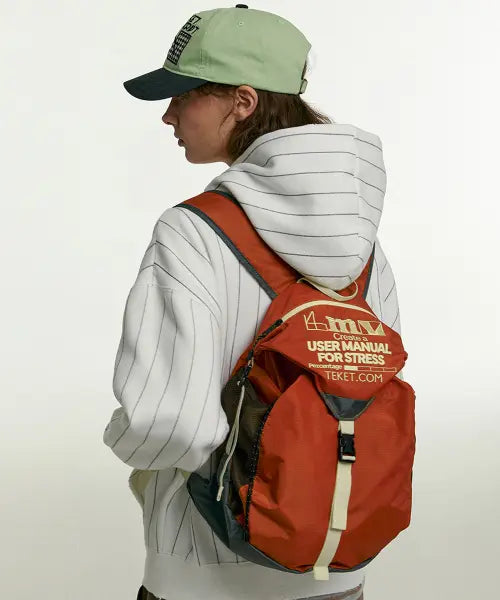 [TEKET] LMM Flap Backpack Orange