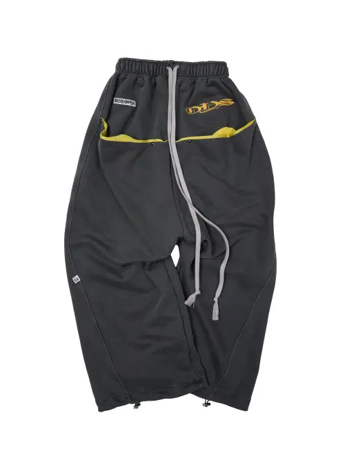 [BENJABOYS] 32 [The Line] Oversized Big Pocket Graphic Sweatpants / 32 [The Line] 오버사이즈 빅포켓 그래픽 스웻팬츠