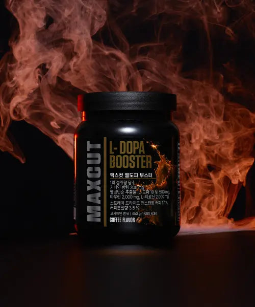 [HEALTHHELPER] Maxcut Eldopa Health Booster L-Tyrosine Taurine Pre-Workout Natural Caffeine 450g / 맥스컷 엘도파 헬스 부스터 L티로신 타우린 운동 전 천연카페인 450g, 1개