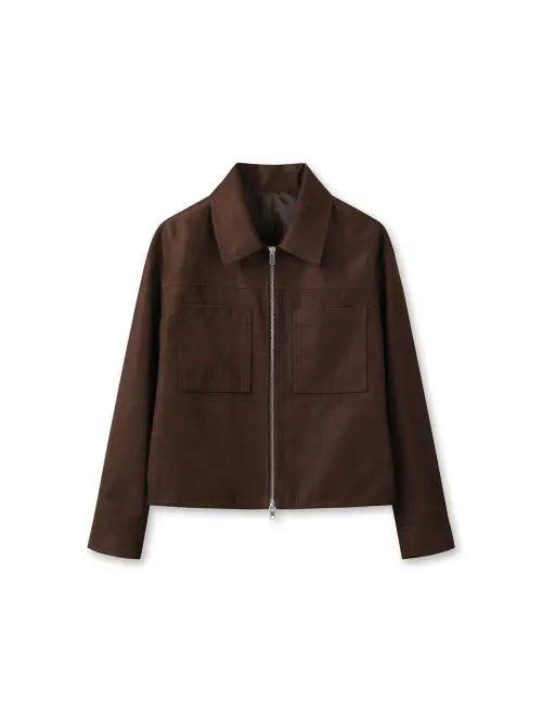 [TOPTEN] Women's Suede Jacket_MSG4KG2402 / 여성 스웨이드 재킷_MSG4KG2402