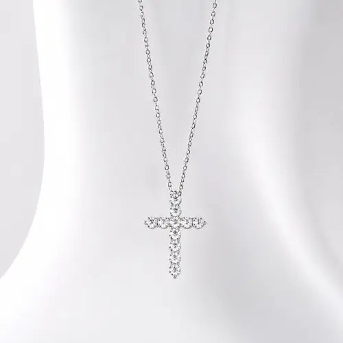[goldndear] G-DIA Cross Necklace / G-DIA 십자가 목걸이