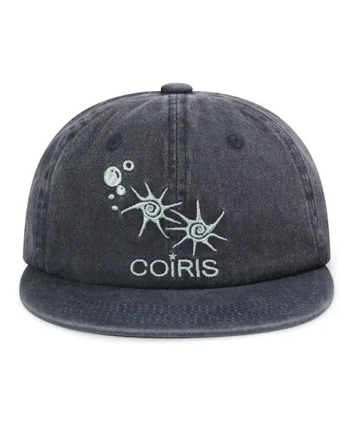 [COIRIS] AQUA WASHED FLAT BALLCAP UNISEX / 아쿠아 워시드 플랫 볼캡 남녀공용