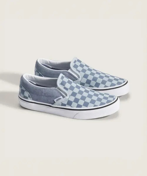 [VANS] Classic Slip-On - CHECKERBOARD LIGHT BLUE / 클래식 슬립온 - (체커보드) 라이트 블루 / VN000D6YLTB1
