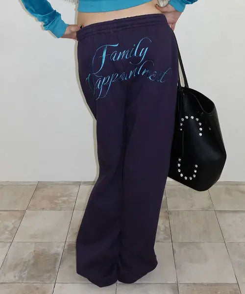 [SCULPTOR] Family Disappointment Sweatpants Deep Purple