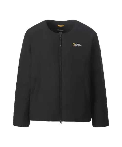 [NATIONALGEOGRAPHIC] Heron U-neck Lightweight Goose Down Jumper Black / 헤론 U넥 경량 구스다운 점퍼 BLACK