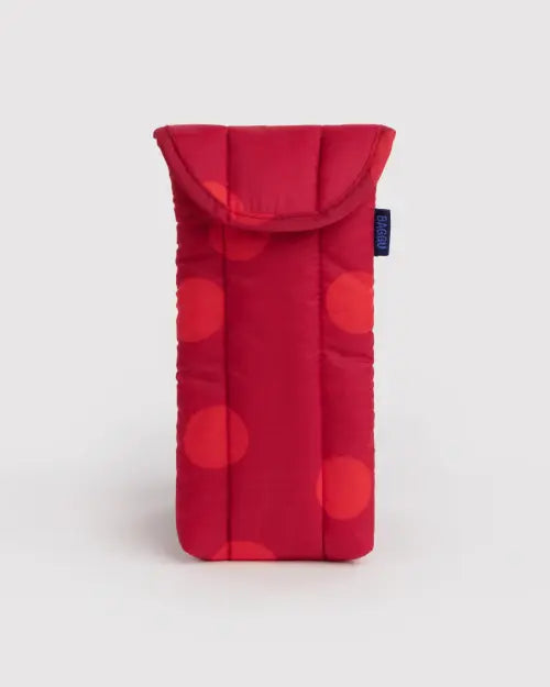 [BAGGU] Red Polka Dot Sunglass Case / 선글라스 안경 파우치 레드 폴카 닷
