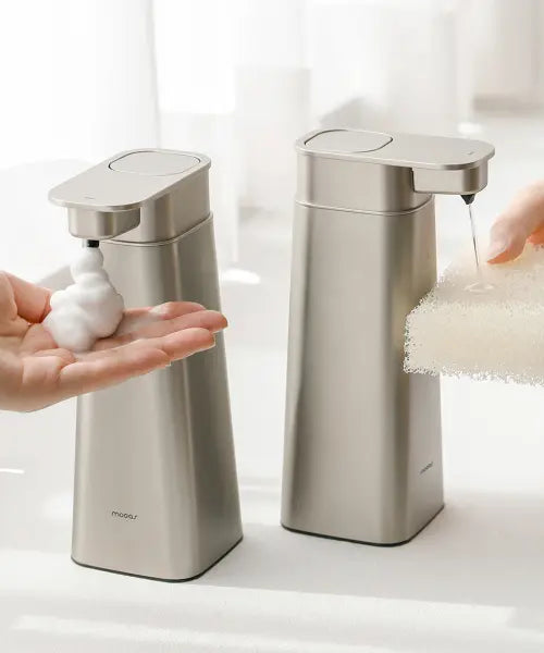 [MOOAS] Objet Metal Automatic Dispenser Kitchen Detergent Hand Cleanser / 오브제 메탈 자동 디스펜서 손세정기