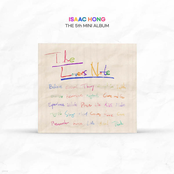 [Hong Isak] Hong Isaac - Mini Album Vol. 5: The Lovers Note / 홍이삭 - 미니앨범 5집 : The Lovers Note