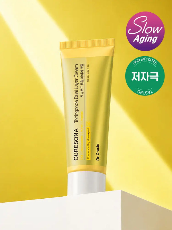 [Dr. Oracle] Dr. Oracle Cure Sona Toning Code Dual Layer Cream 60 ml / [듀얼케어]닥터오라클 큐어소나 토닝코드 듀얼 레이어 크림 60 ml