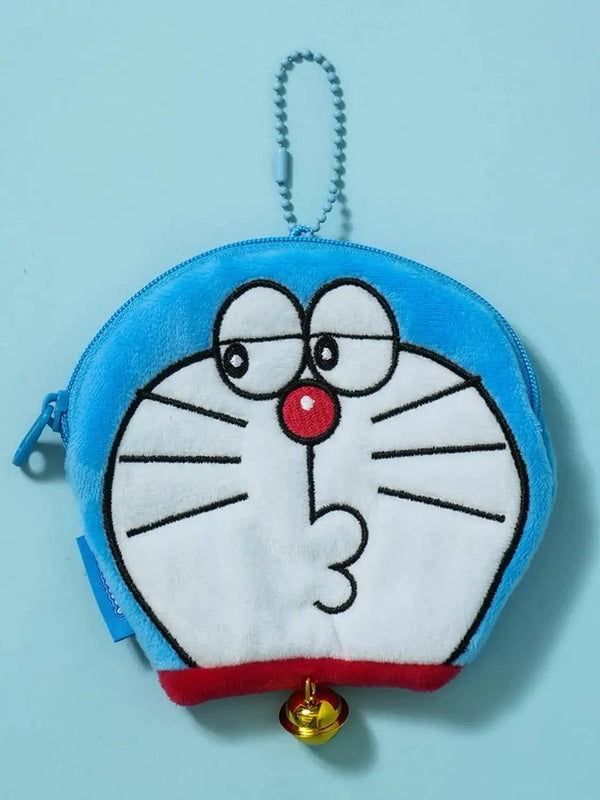[DAISO] Doraemon Face Coin Pouch / 도라에몽 얼굴 동전 지갑 도라에몽