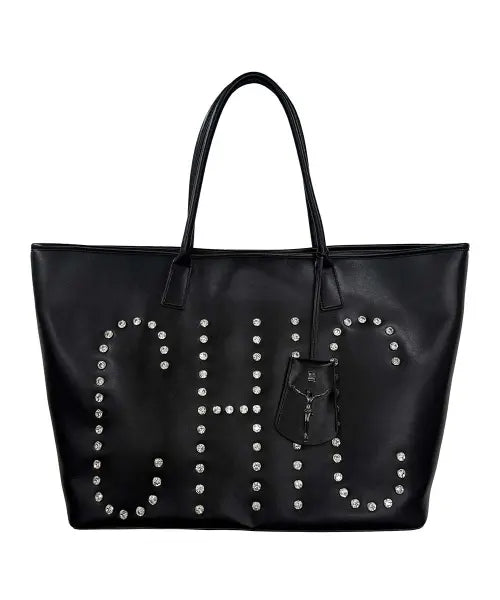 [SCULPTOR] Couture Grocery Tote Bag Black