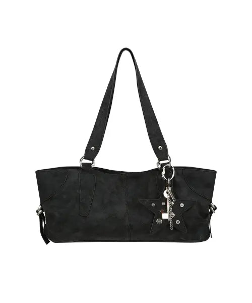 [YEOMIM] ranch bag (grunge black) \u0026 keyring set