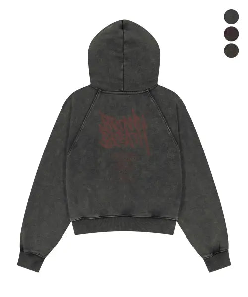 [BROWNBREATH] W TAG DIRTY HOOD ZIP UP (3colors) / W TAG DIRTY HOOD ZIP UP  (3colors)
