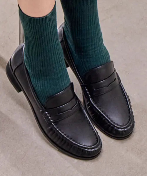[ELCANTO] Mazs Women's Classic Shirring Penny Loafers 2.5cm / 마쯔 여성 클래식 셔링 페니 로퍼 2.5cm LCWC37M639