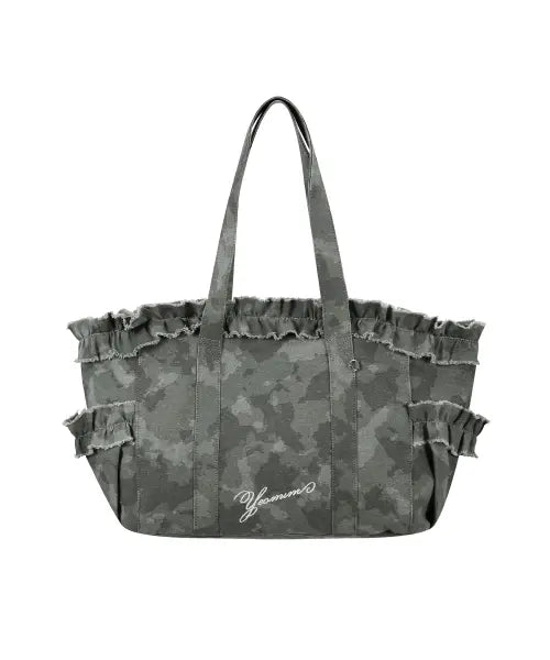 [YEOMIM] camp frill bag (vintage camo)