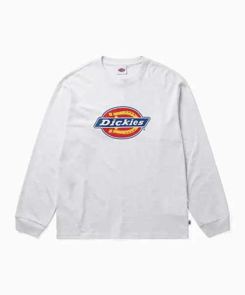 [DICKIES] Tree Logo Long Sleeve White Melange / 트리 로고 롱슬리브 White Melange