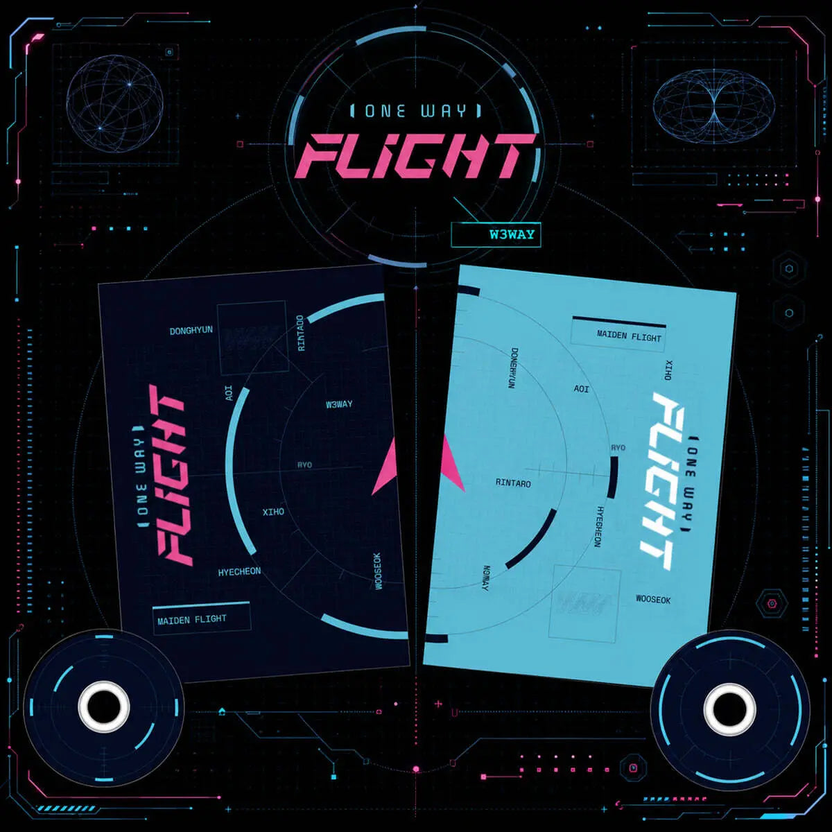[W3WAY] W3WAY ONE WAY FLIGHT (Random 1 of 2 types) / 위웨이 (W3WAY) - ONE WAY FLIGHT [2종 중 1종 랜덤발송]