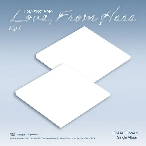 [KIM JAE HWAN] [Ktown4u Special Gift] [2CD SET] KIM JAE HWAN - Single Album [Love, From Here]