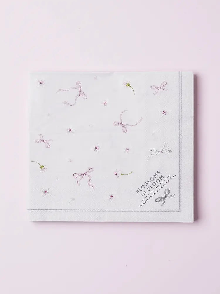 [DAISO] Cherry Blossom Paper Napkins (Set of 15) / 벚꽃 종이 냅킨 15매입