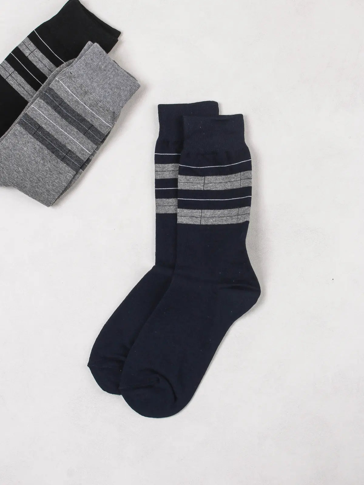 [DAISO] Premium Check Dress Socks / 고급 체크 신사양말