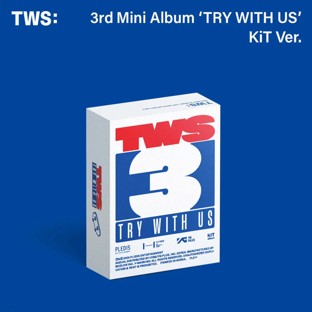 [TOURS] TWS - 3rd Mini Album 'TRY WITH US' [KiT Ver.] / TWS (투어스) - 3rd Mini Album 'TRY WITH US' [KiT Ver.]