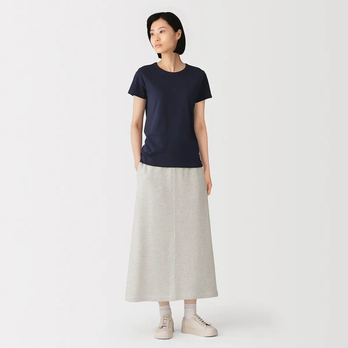 [MUJI] Traditional Sweat Skirt / 전통방식으로 만든 스웨트 스커트
