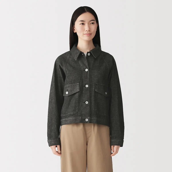 [MUJI] K-Pop Blend Denim Jacket / 케이폭 혼방 데님 재킷