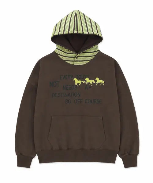[KISHOR] off course stripe hoodie (3color) / 오프코스 스트라이프 후드티 (3color)
