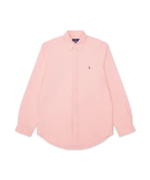 [POLO RALPH LAUREN] CUBDPPCS-LONG SLEEVE-SPORT SHIRT CLASSIC OXFORD-LIGHT/PASTEL ORANGE-830 / 커스텀핏 옥스포드 셔츠-라이트 오렌지