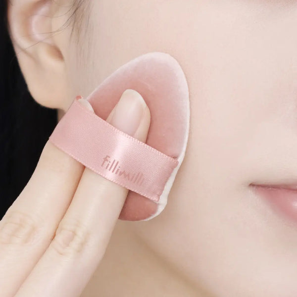 [Fillimilli] Philimili Triangular Powder Puff 2pcs (+Case) / 필리밀리 삼각블러쉬파우더퍼프 2개 (+케이스)
