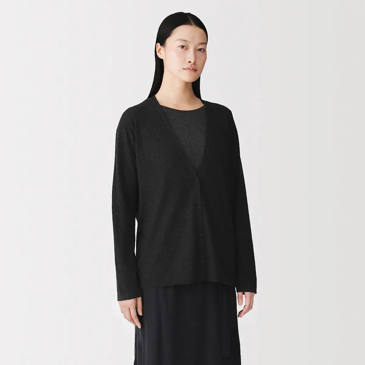 [MUJI] Cashmere V-Neck Cardigan / 캐시미어 V넥 가디건
