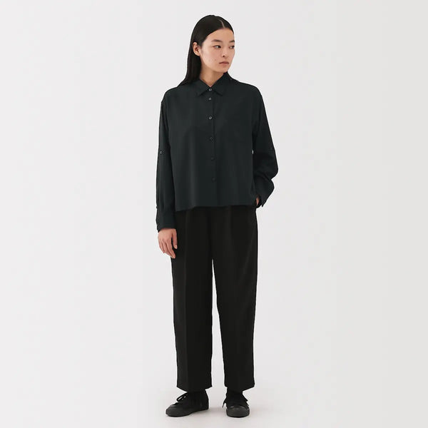 [MUJI] Relaxed Fit Shirt Made with Plant-Derived Materials / 식물 유래 소재를 사용한 릴랙스 핏 셔츠