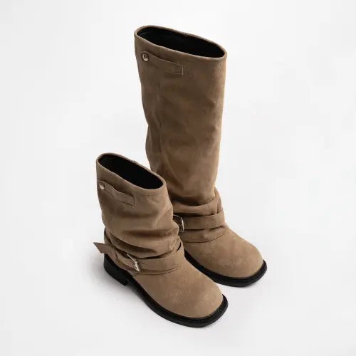 [CHAAKAN] Beullaeti SLOUCHY Boots BSSDR4i194BLSDR4i195 / [블랙 미들 단독]블래티 슬라우치 부츠 BSSDR4i194BLSDR4i195
