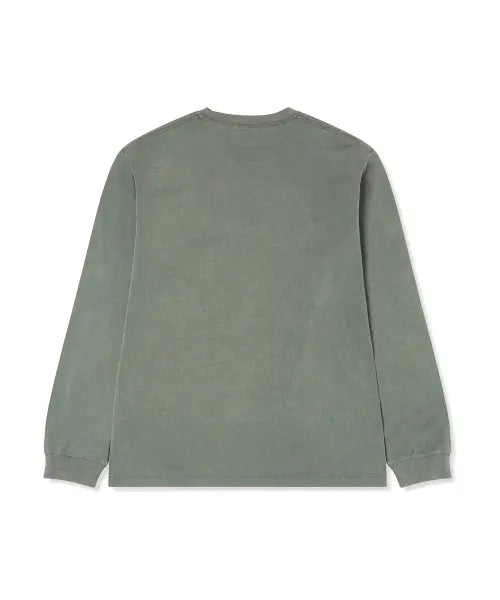 [CHAMPION] C Logo Dyeing Oversized Jogger Neck Long Sleeve T-Shirt Green / C로고 다잉 오버핏 조그택 롱슬리브 티셔츠 Green