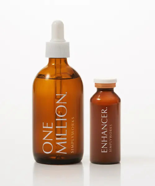 [SIMPLYWORKS] 1 Million Tone-Up Serum Duo (Serum 100ml + Tone-Up Enhancer 30ml) / 원밀리언 톤업 세럼듀오(세럼한번 100ml + 톤업 인핸서 30ml)