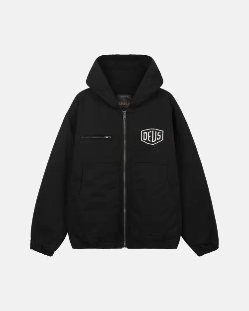 [DEUS EX MACHINA] Marsden Hoodie Jacket - Black / Marsden Hoodie Jacket_Black