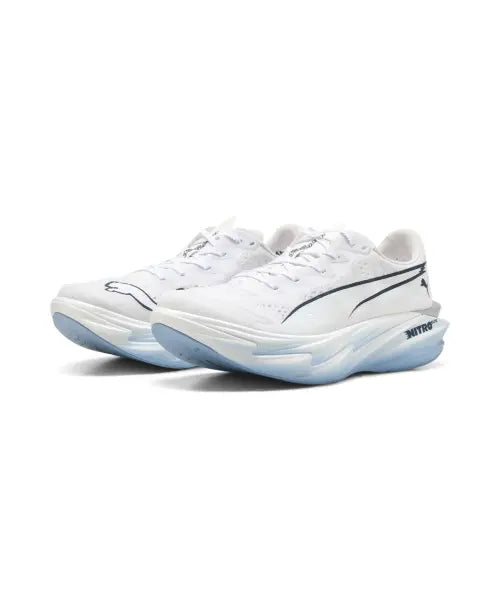[PUMA] Deviate NITRO Elite 4 Wns - PUMA White-Chambray Blue-Persian Blue / 312128-09 / 디비에이트 나이트로 엘리트 4 우먼스 - 푸마 화이트:샴브레이 블루:페르시안 블루 / 312128-09