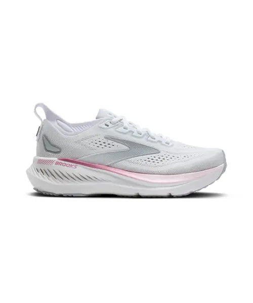 [BROOKS RUNNING] Glycerin GTS 23 - White/Harbor Mist/Metallic / 1204921D133 / 여성 글리세린 GTS 23 와이드 - 화이트 / 1204921D133