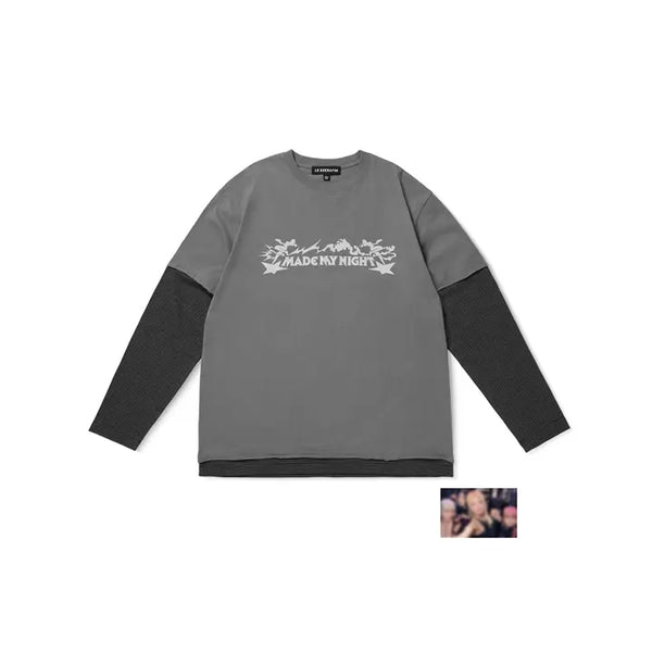 [LE SSERAFIM] Layered L/S T-Shirt