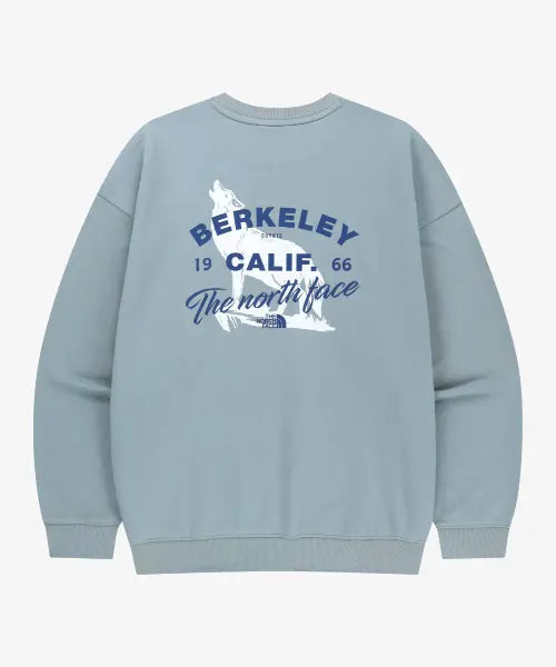 [THE NORTH FACE] BERKELEY SWEATSHIRTS / NM5MS06K 화이트라벨 버클리 스웨트셔츠 BLUE GRAY