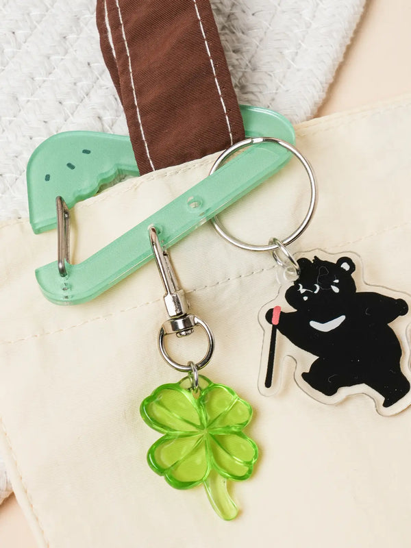 [DAISO] Acrylic Carabiner Keychain / 가을이왔어요 아크릴 카라비너 키링 산