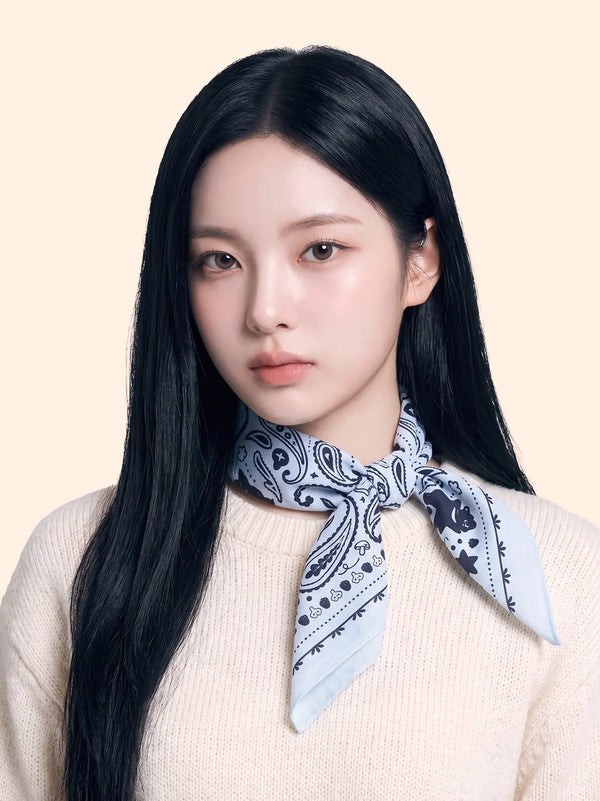 [DAISO] Bandana Blue - Autumn Collection / 가을이왔어요 반다나 블루