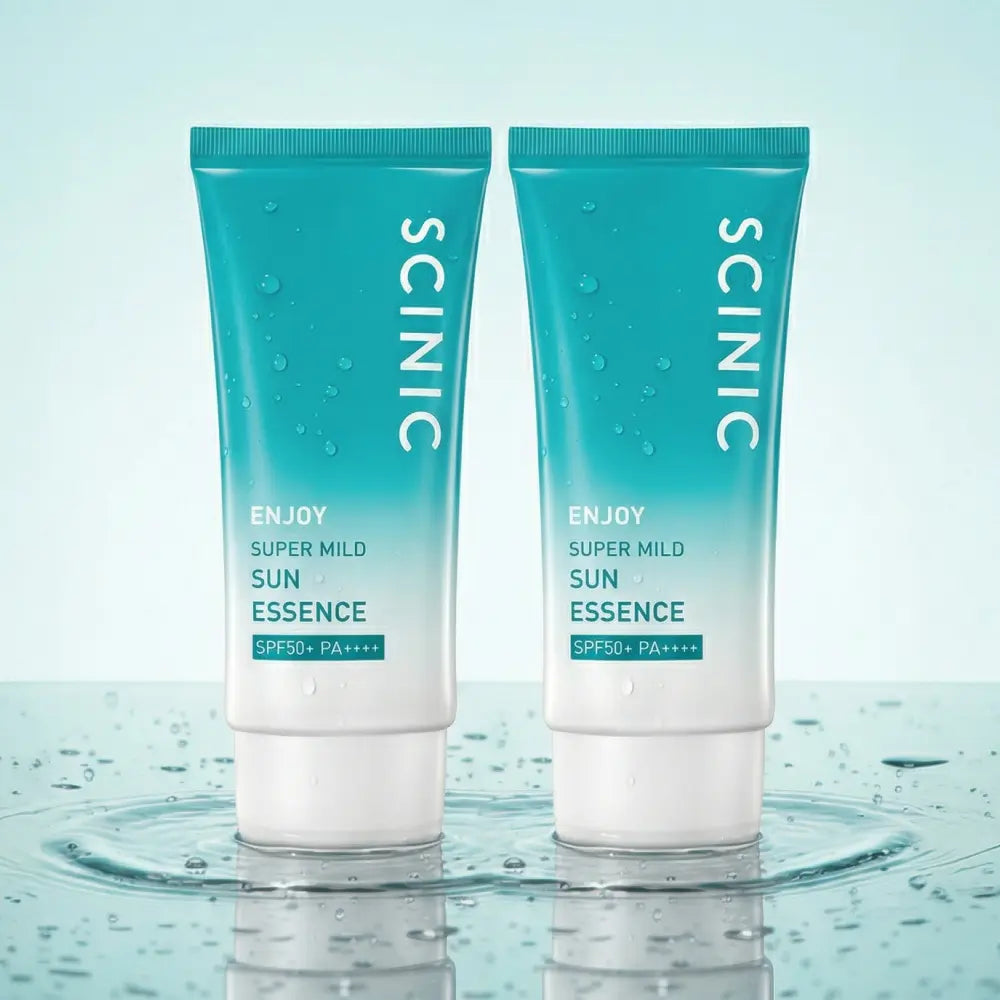 [SCINIC] SCINIC Enjoy Super Mild Sun Essence Double Set (50ml+50ml) / [광노화 선 케어] 싸이닉 엔조이 슈퍼 마일드 선 에센스 더블 기획 (50ml+50ml)